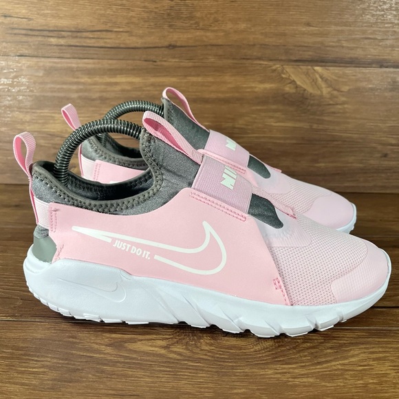 NIKE FLEX RUNNER 2 Pink Slip-On Athletic Sneakers Size 5.5Y Shoes - Picture 1 of 12